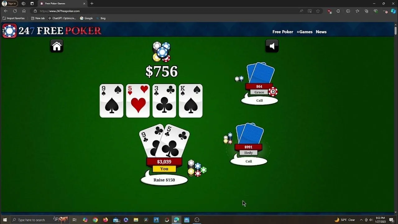 Online video poker