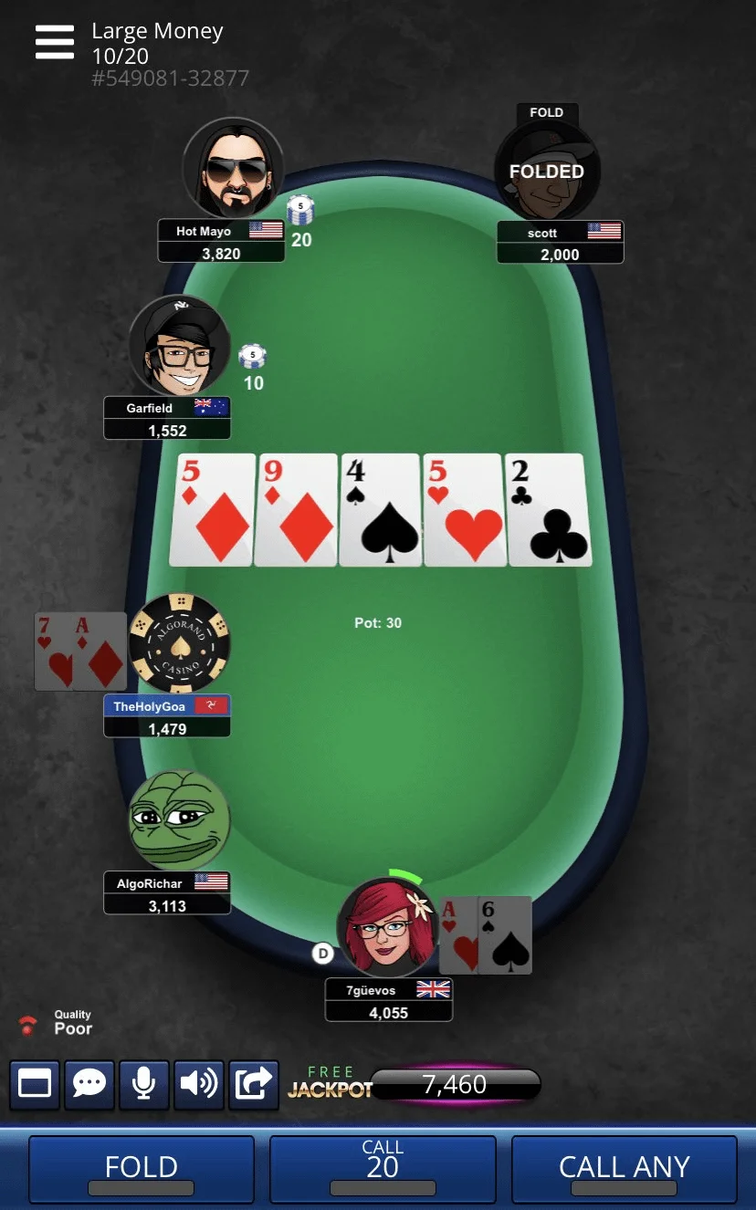Video joker poker free